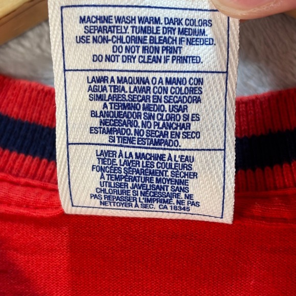 Pro Player Cleveland Indians Chief Wahoo Mens V-Neck MLB T-Shirt Red Size Medium - Picture 8 of 9